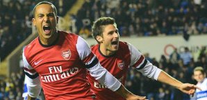 Theo Walcott, Olivier Giroud, FC Arsenal, FC Reading, Ligapokal
